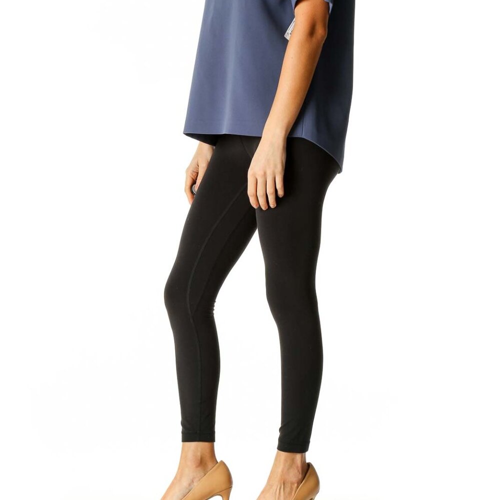 Trademark Blue Solid Casual T-Shirt - Picture 2 of 3